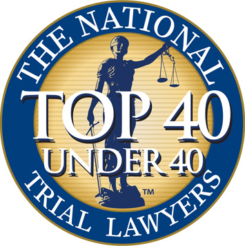 The National Trial Lawyers Top 40 Under 40 Badge